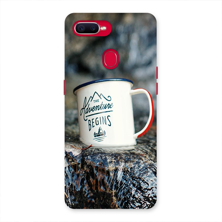 Adventure Begins Back Case for Oppo F9 Pro