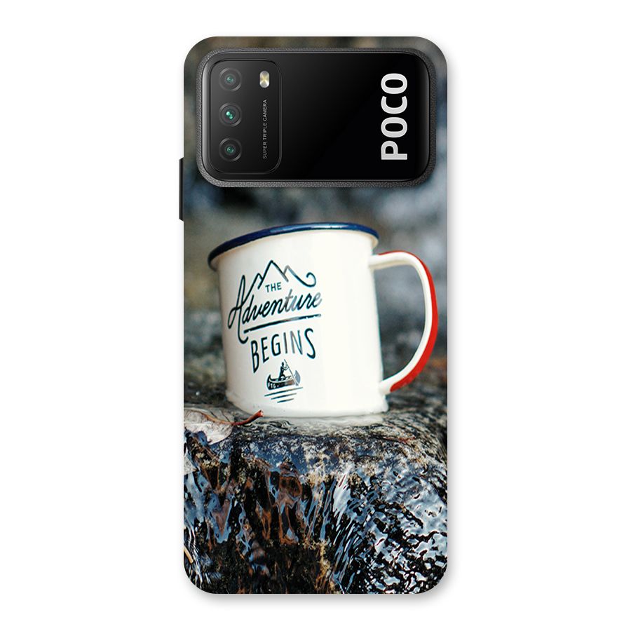 Adventure Begins Back Case for Poco M3