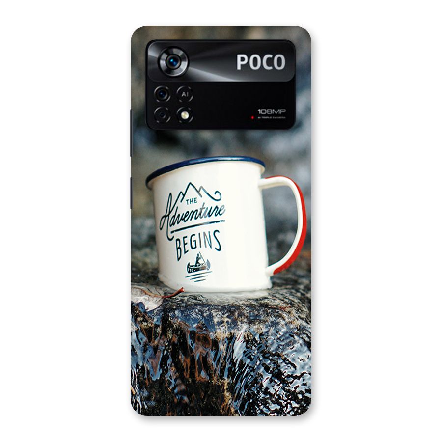 Adventure Begins Back Case for Poco X4 Pro 5G