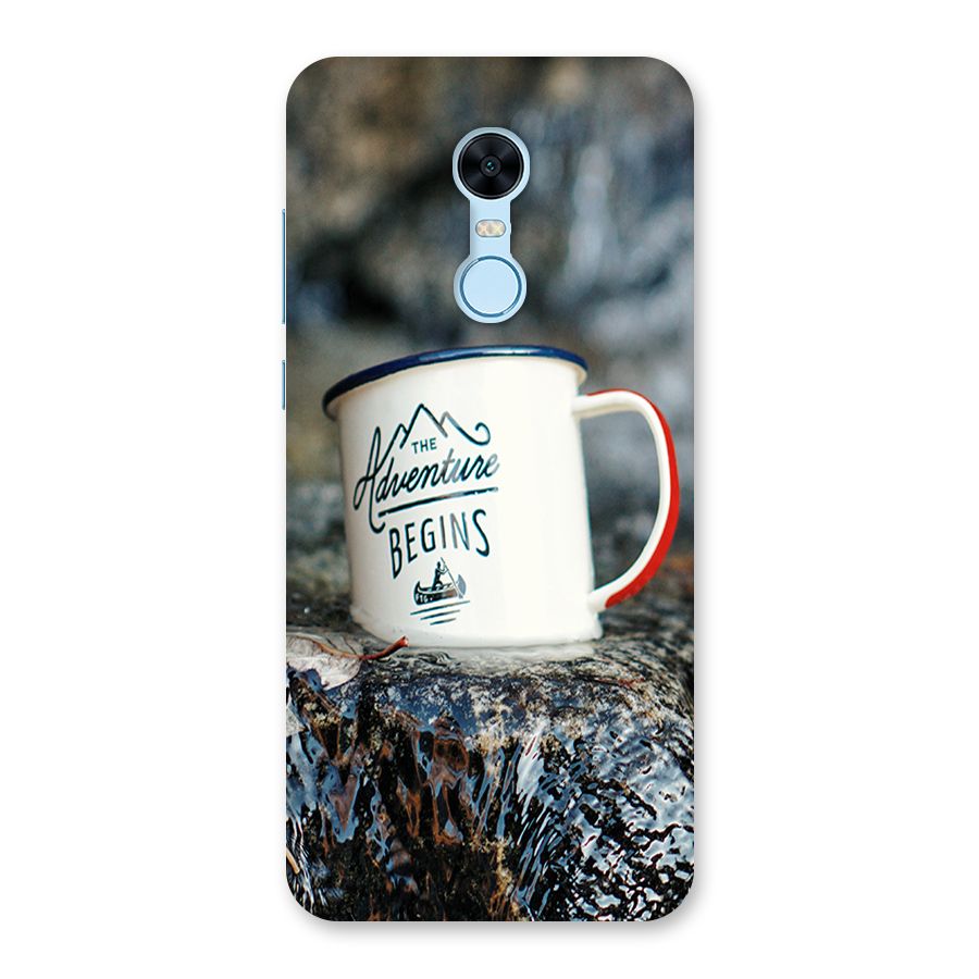 Adventure Begins Back Case for Redmi Note 5