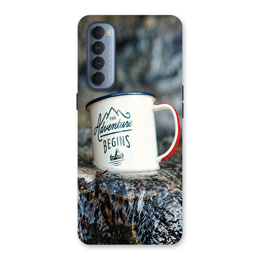 Adventure Begins Back Case for Reno4 Pro