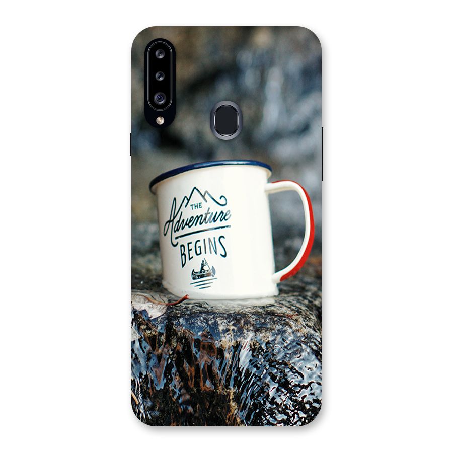 Adventure Begins Back Case for Samsung Galaxy A20s