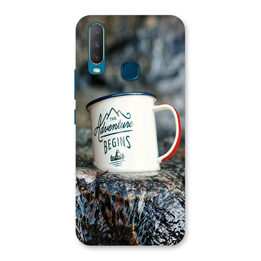 Adventure Begins Back Case for Vivo Y12