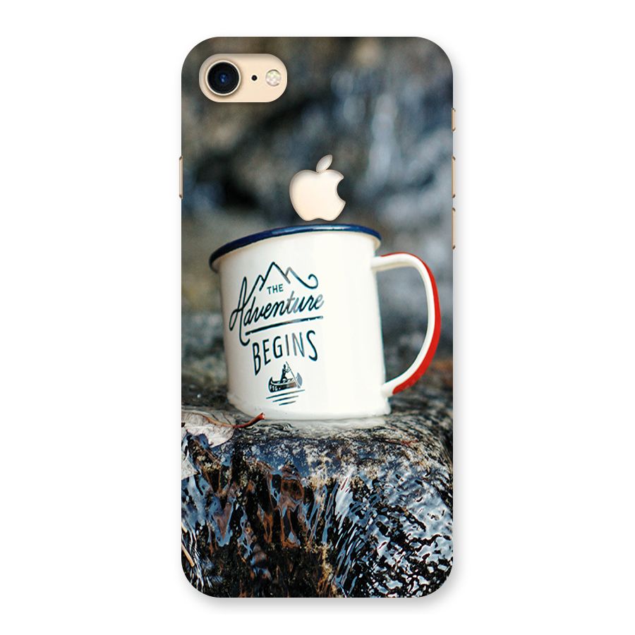 Adventure Begins Back Case for iPhone 7 Apple Cut