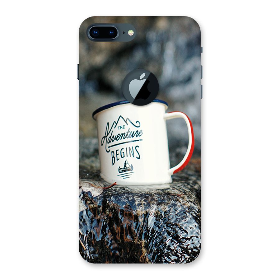 Adventure Begins Back Case for iPhone 7 Plus Logo Cut