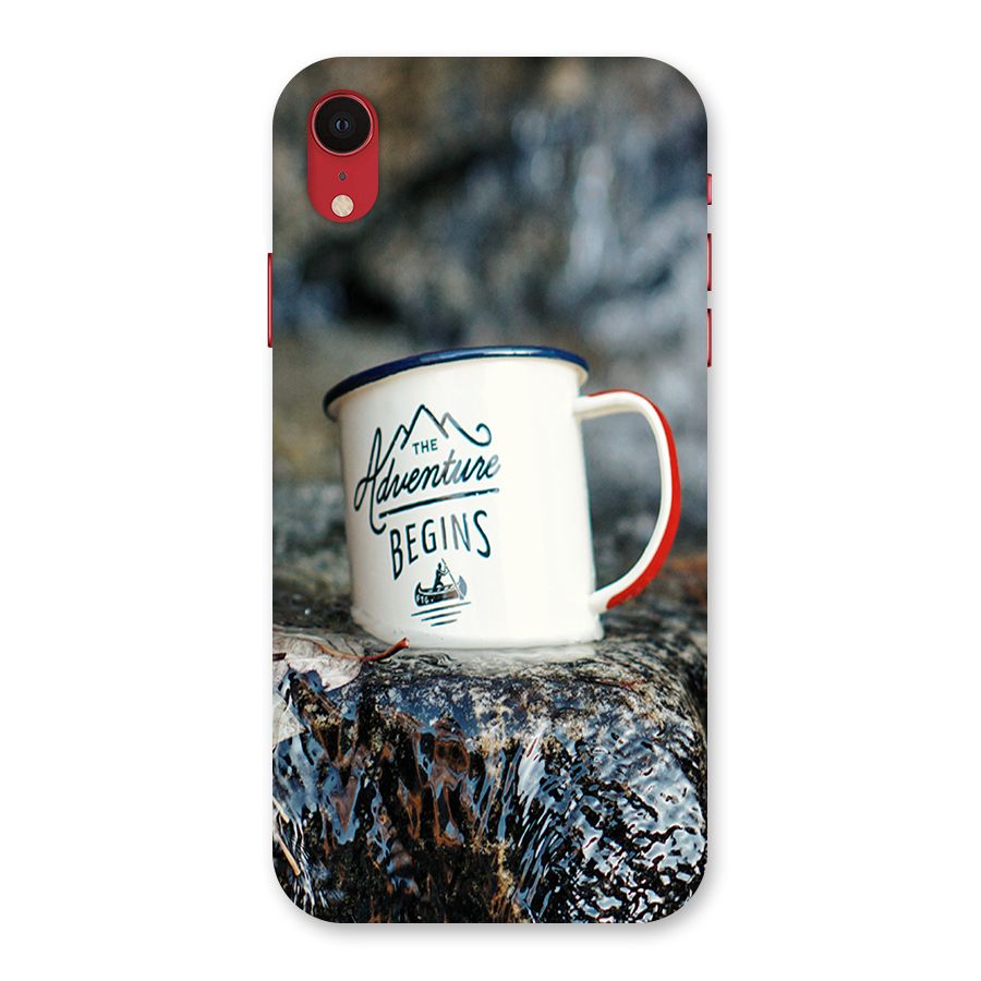 Adventure Begins Back Case for iPhone XR