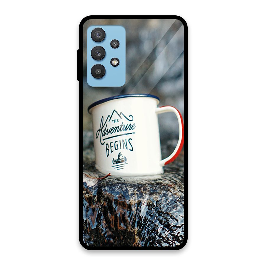 Adventure Begins Glass Back Case for Galaxy M32 5G