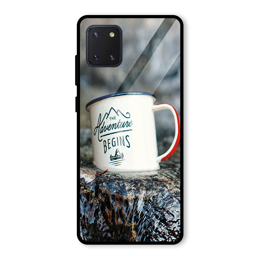 Adventure Begins Glass Back Case for Galaxy Note 10 Lite