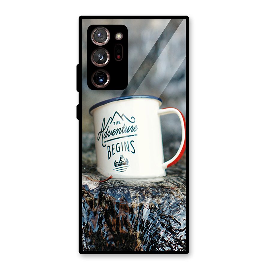 Adventure Begins Glass Back Case for Galaxy Note 20 Ultra