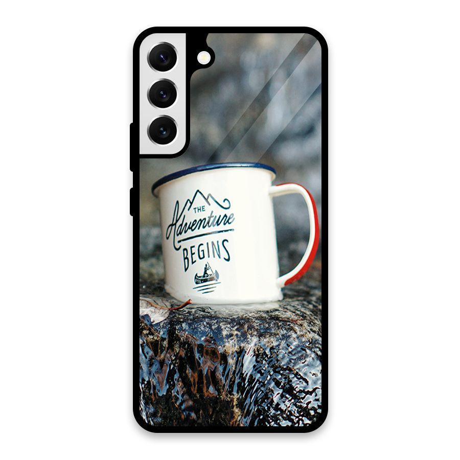 Adventure Begins Glass Back Case for Galaxy S22 Plus 5G