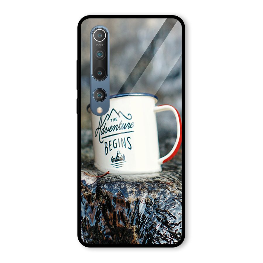 Adventure Begins Glass Back Case for Mi 10