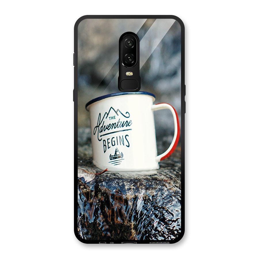 Adventure Begins Glass Back Case for OnePlus 6