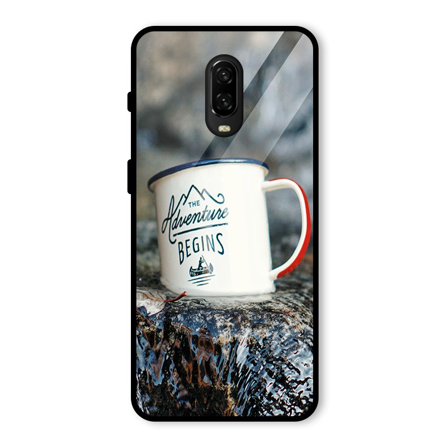Adventure Begins Glass Back Case for OnePlus 6T