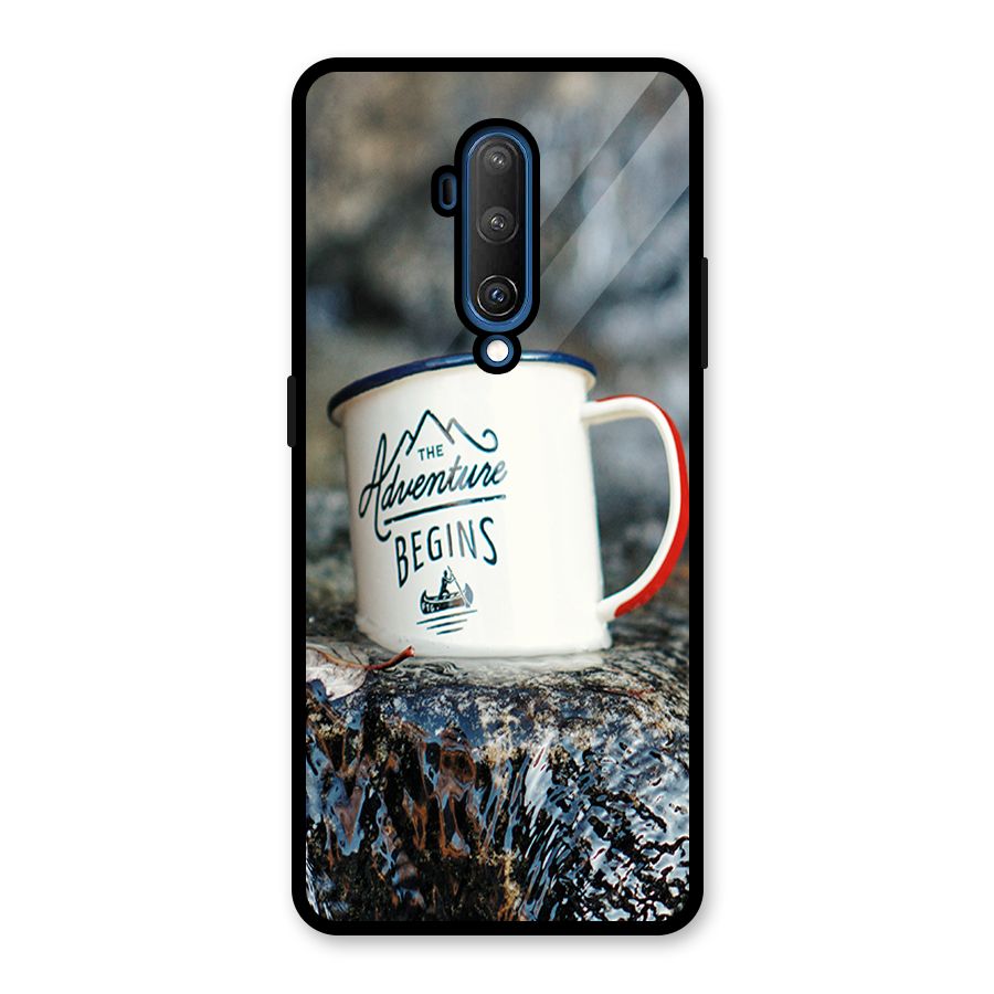 Adventure Begins Glass Back Case for OnePlus 7T Pro