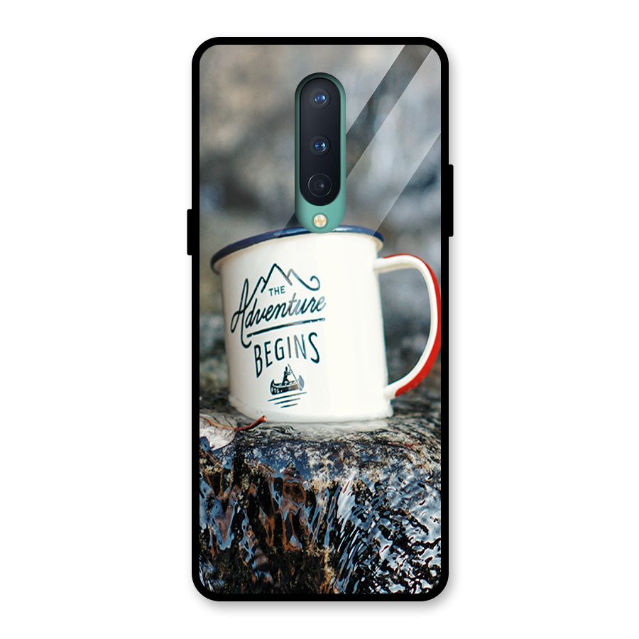 Adventure Begins Glass Back Case for OnePlus 8