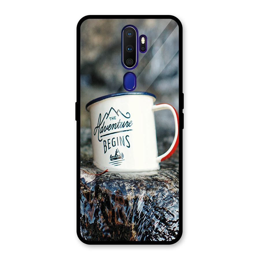 Adventure Begins Glass Back Case for Oppo A9 (2020)
