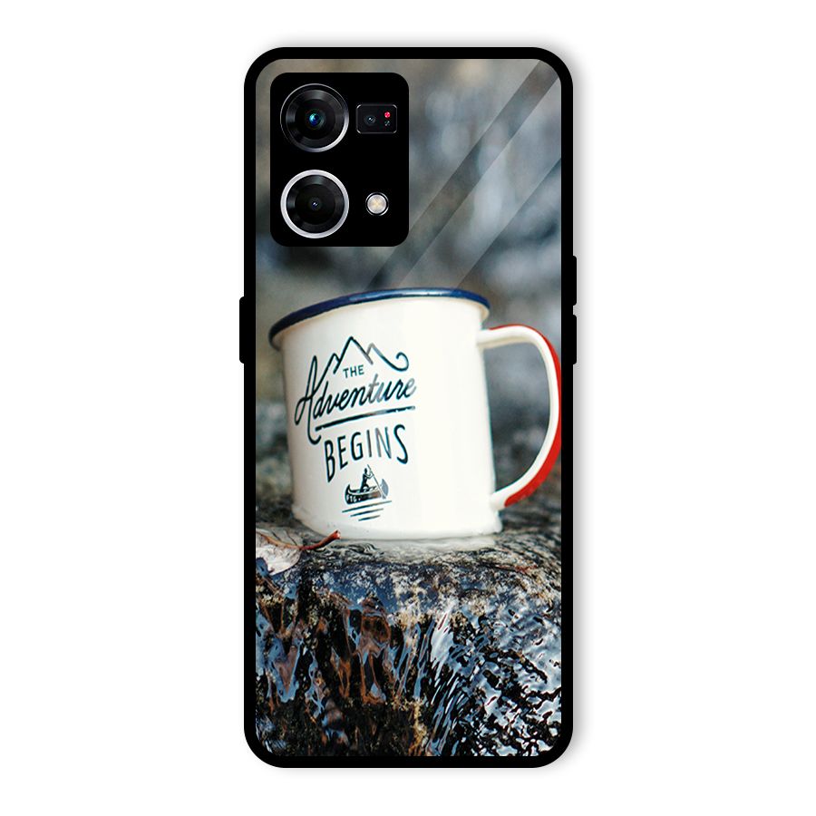 Adventure Begins Glass Back Case for Oppo F21 Pro 4G