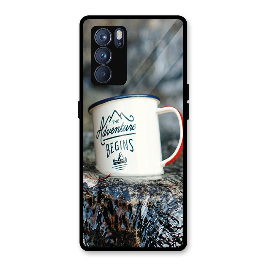 Adventure Begins Glass Back Case for Oppo Reno6 Pro 5G