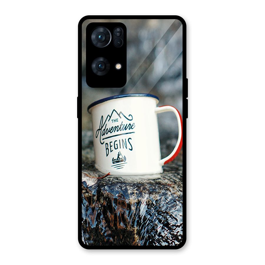 Adventure Begins Glass Back Case for Oppo Reno7 Pro 5G