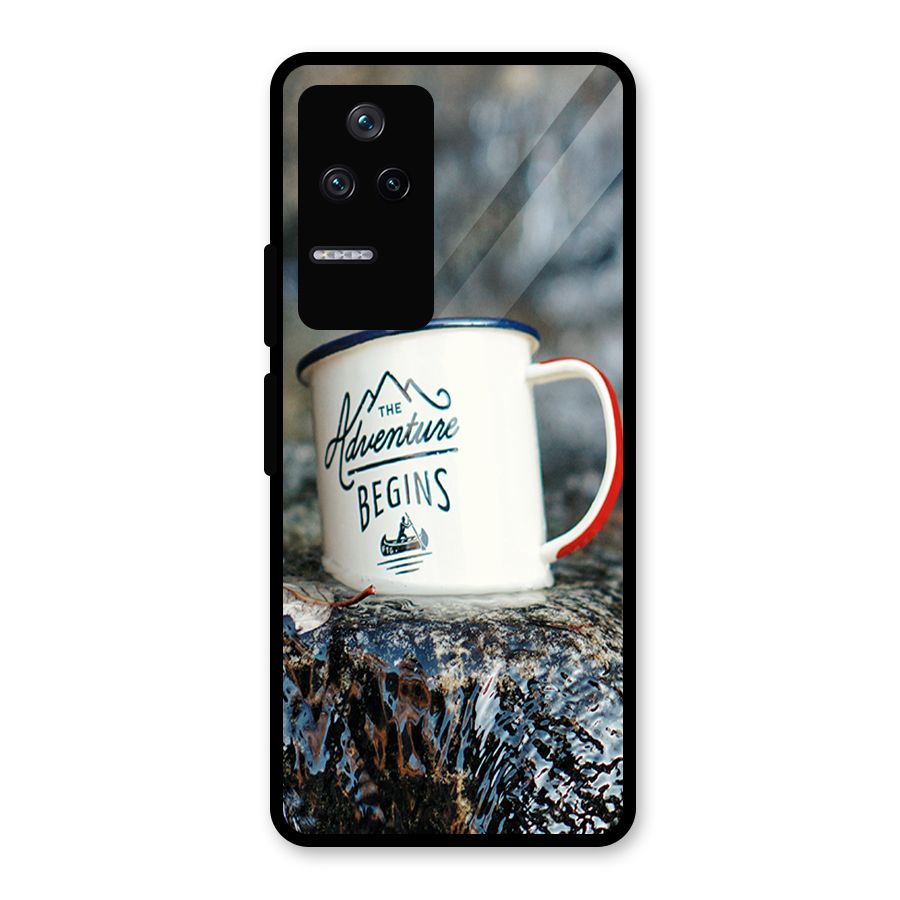 Adventure Begins Glass Back Case for Poco F4 5G