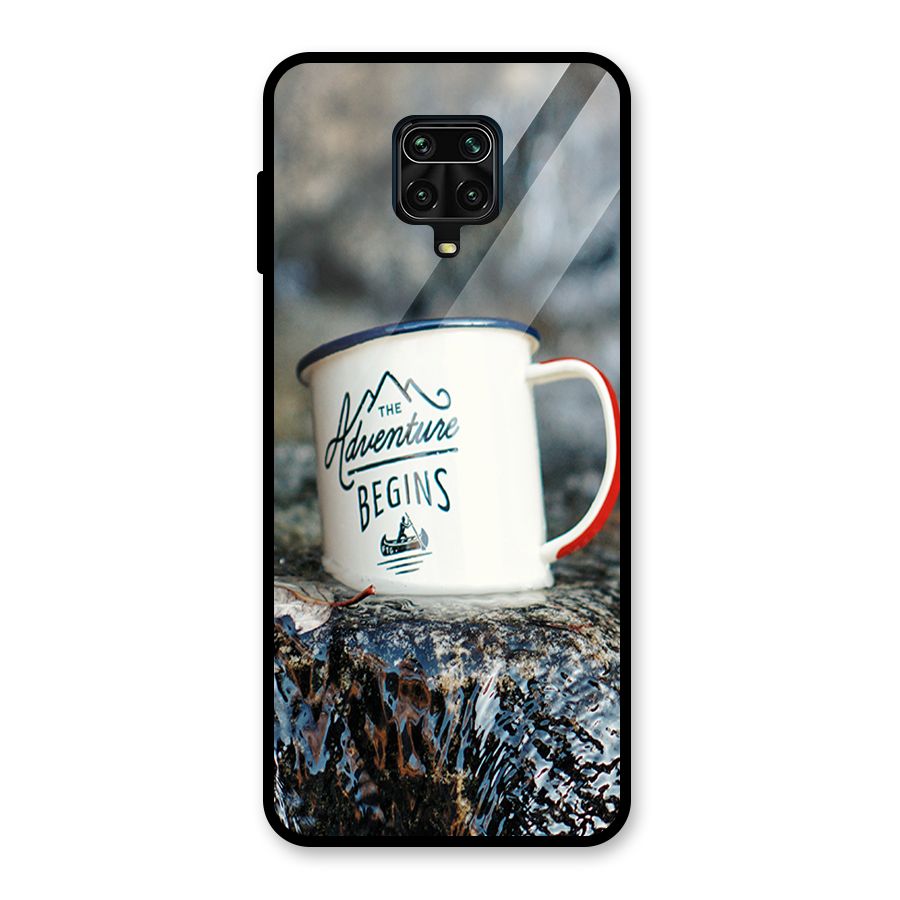 Adventure Begins Glass Back Case for Poco M2 Pro