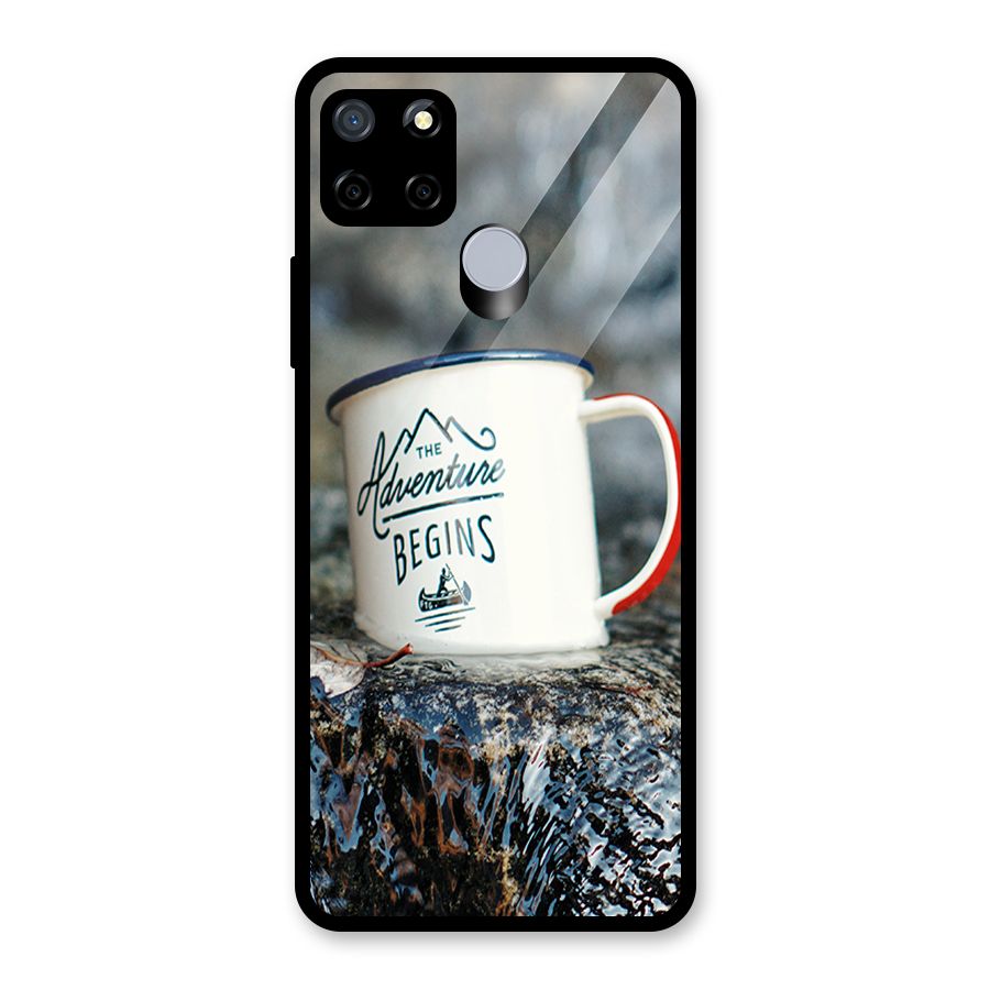 Adventure Begins Glass Back Case for Realme C15