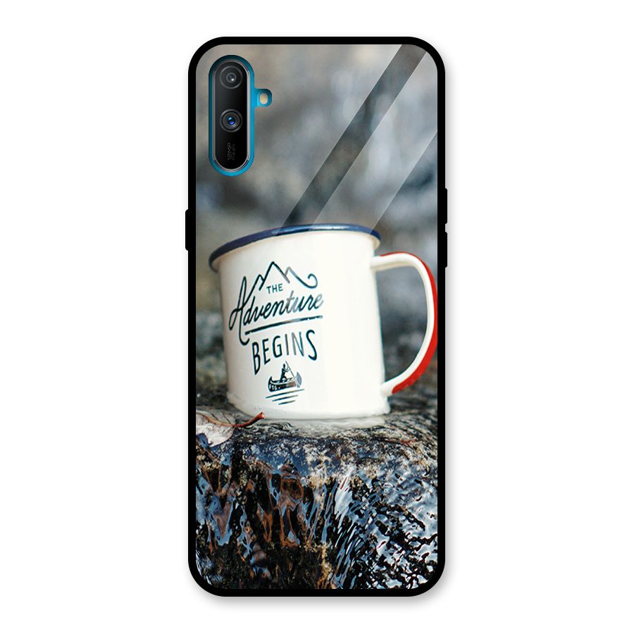 Adventure Begins Glass Back Case for Realme C3