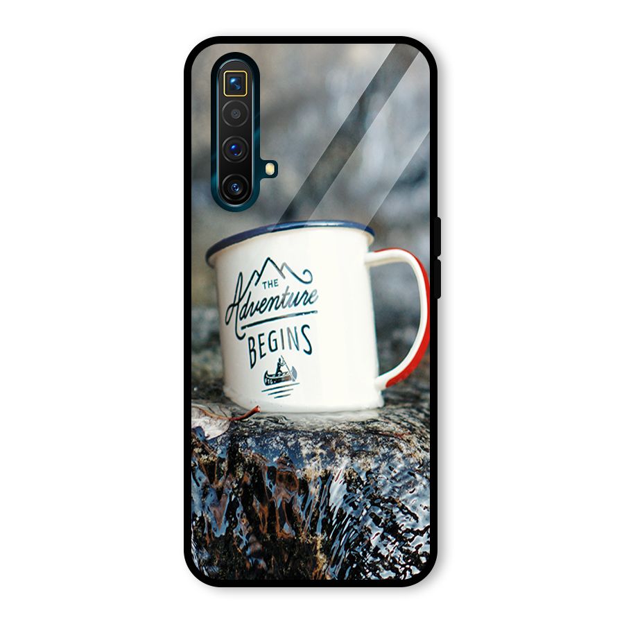 Adventure Begins Glass Back Case for Realme X3