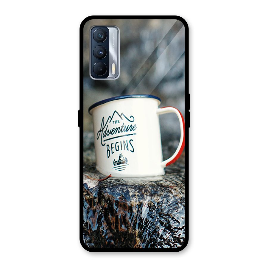 Adventure Begins Glass Back Case for Realme X7