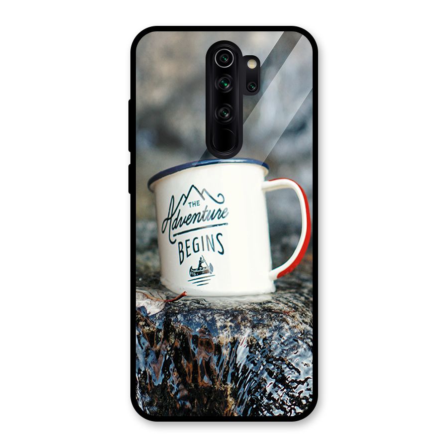 Adventure Begins Glass Back Case for Redmi Note 8 Pro