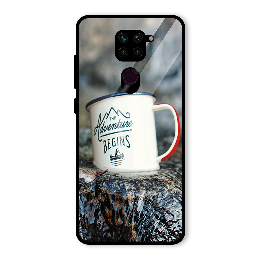 Adventure Begins Glass Back Case for Redmi Note 9