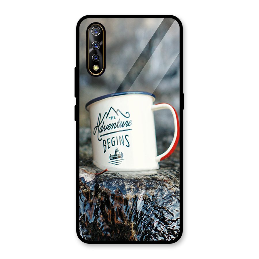 Adventure Begins Glass Back Case for Vivo S1