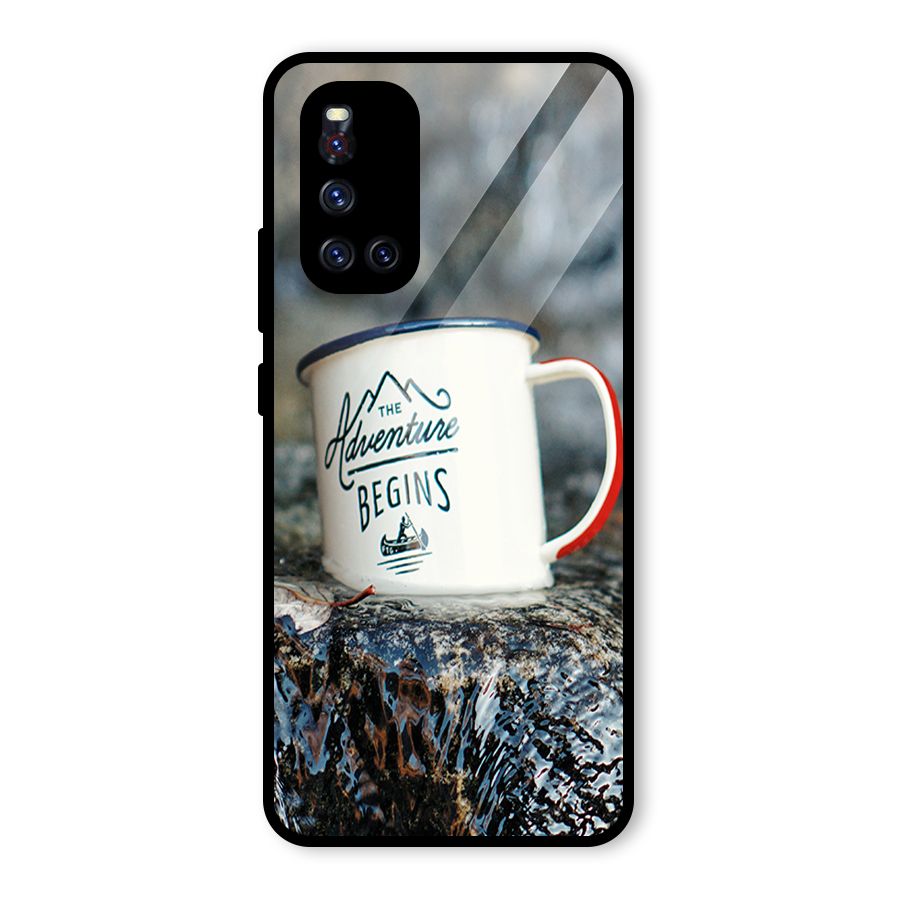 Adventure Begins Glass Back Case for Vivo V19