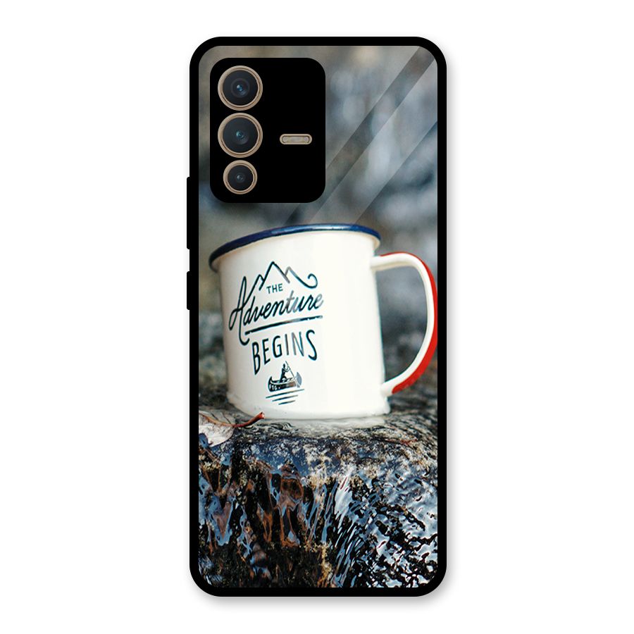 Adventure Begins Glass Back Case for Vivo V23 5G