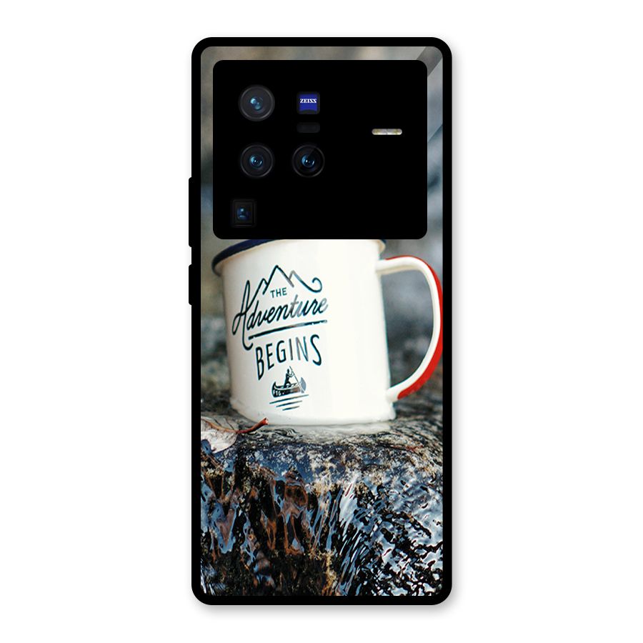 Adventure Begins Glass Back Case for Vivo X80 Pro