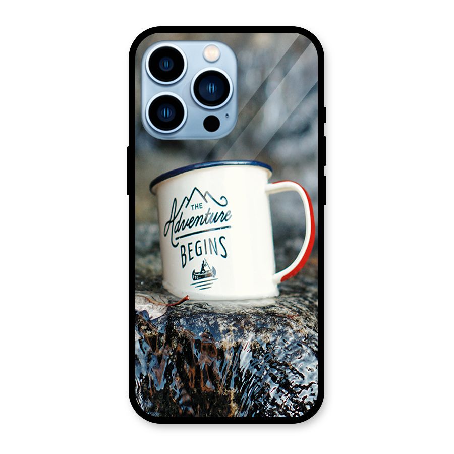 Adventure Begins Glass Back Case for iPhone 13 Pro