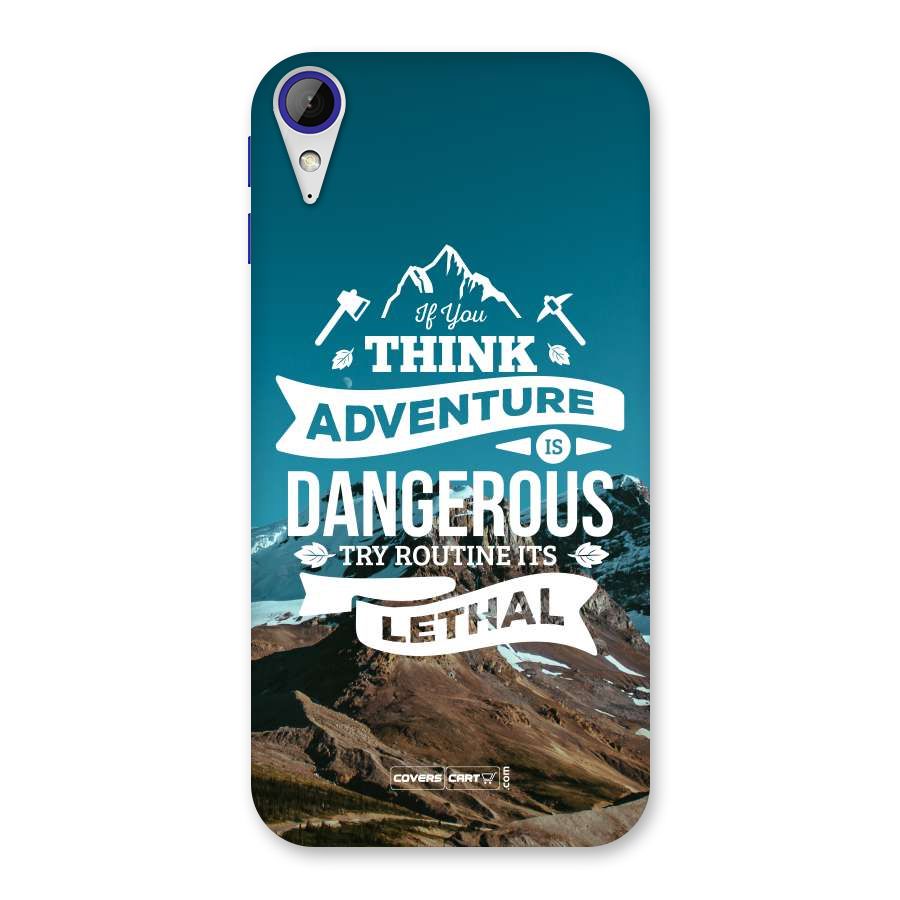 Adventure Dangerous Lethal Back Case for Desire 830