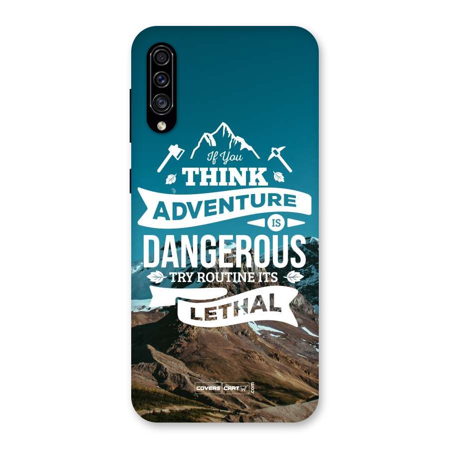 Adventure Dangerous Lethal Back Case for Galaxy A30s
