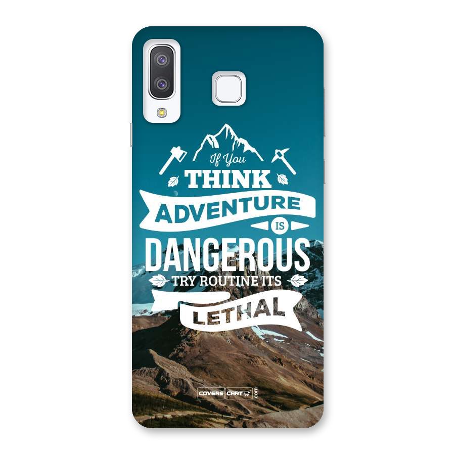 Adventure Dangerous Lethal Back Case for Galaxy A8 Star