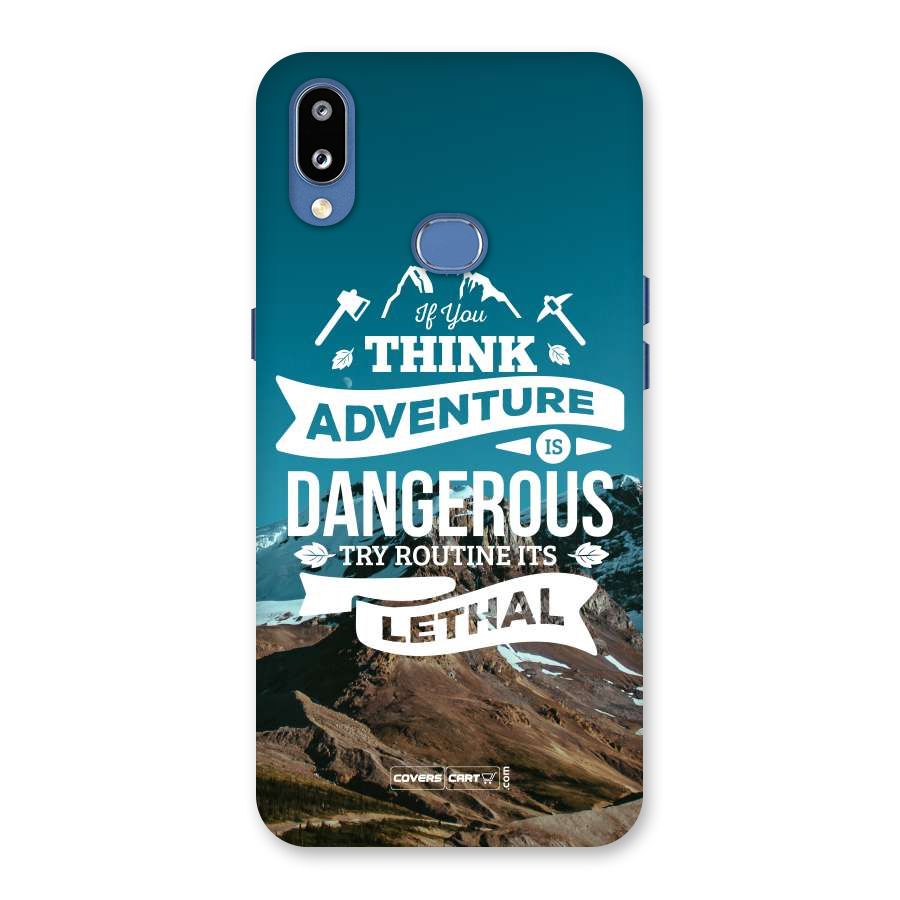 Adventure Dangerous Lethal Back Case for Galaxy M01s