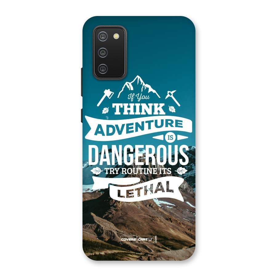 Adventure Dangerous Lethal Back Case for Galaxy M02s
