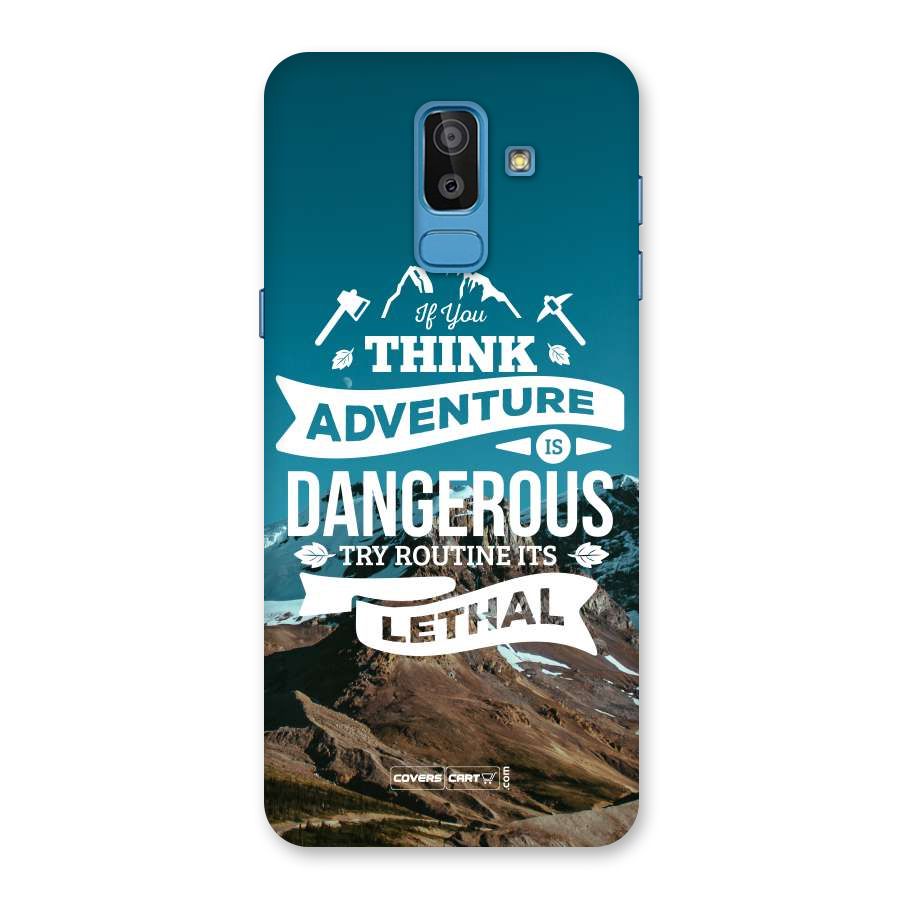 Adventure Dangerous Lethal Back Case for Galaxy On8 (2018)