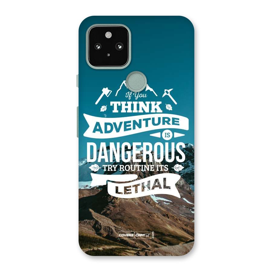 Adventure Dangerous Lethal Back Case for Google Pixel 5