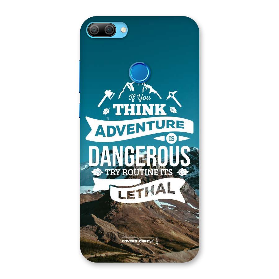 Adventure Dangerous Lethal Back Case for Honor 9N