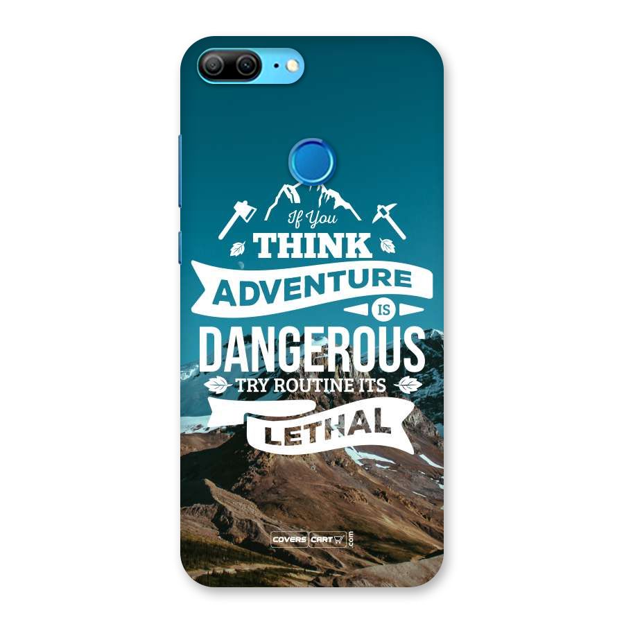 Adventure Dangerous Lethal Back Case for Honor 9 Lite