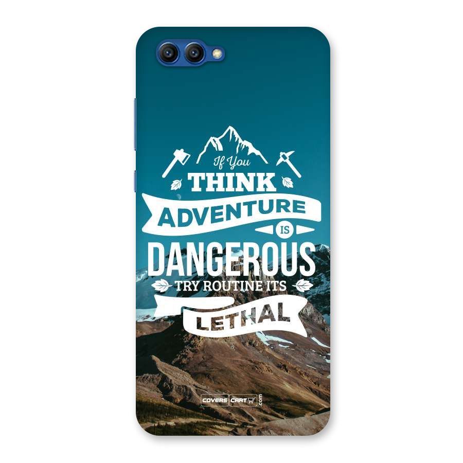 Adventure Dangerous Lethal Back Case for Honor View 10