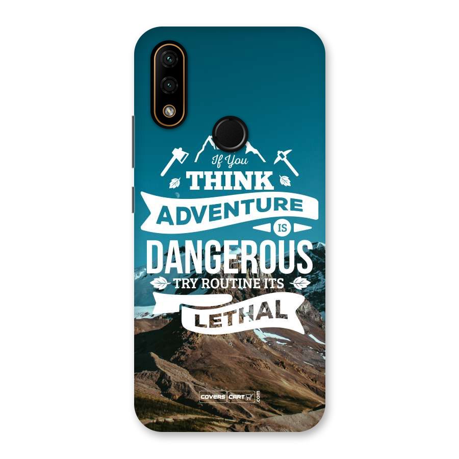 Adventure Dangerous Lethal Back Case for Lenovo A6 Note