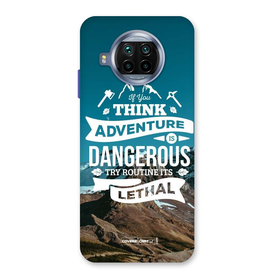 Adventure Dangerous Lethal Back Case for Mi 10i