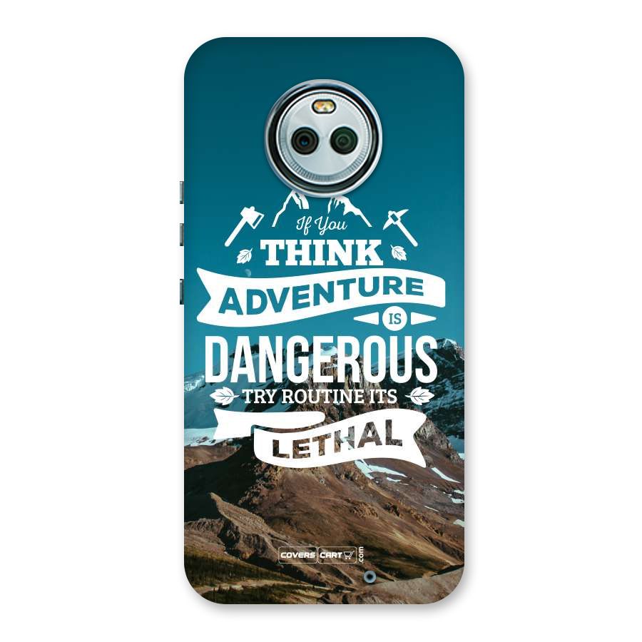 Adventure Dangerous Lethal Back Case for Moto X4
