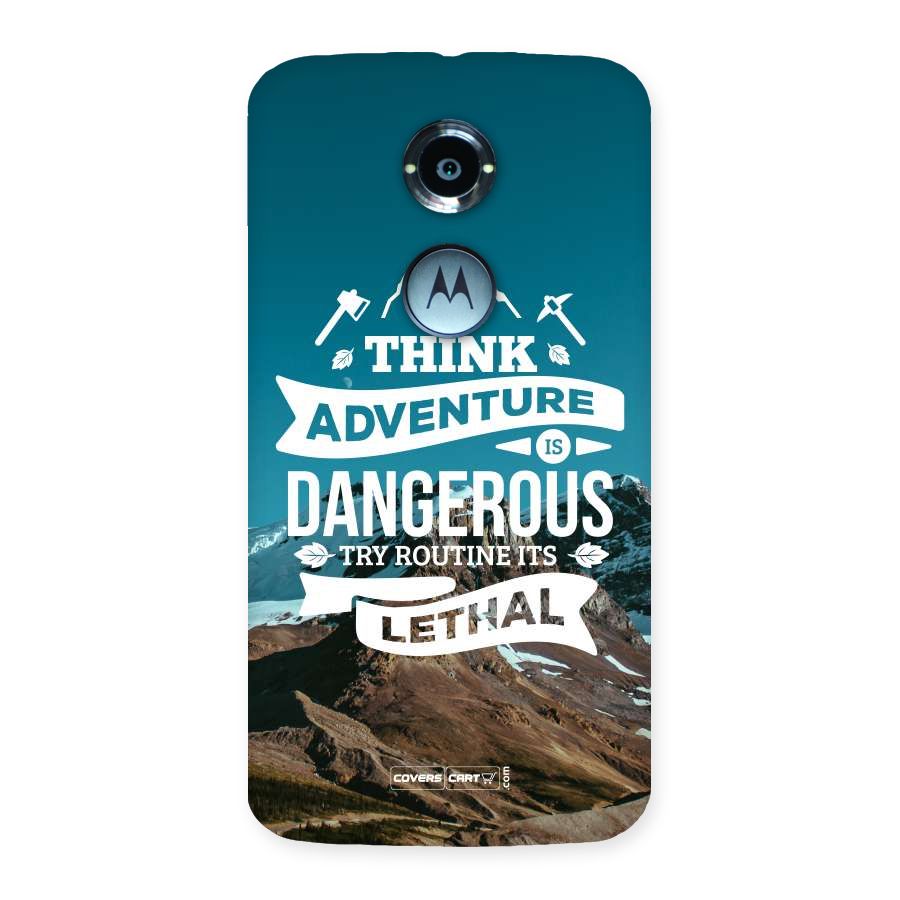 Adventure Dangerous Lethal Back Case for Moto X 2nd Gen